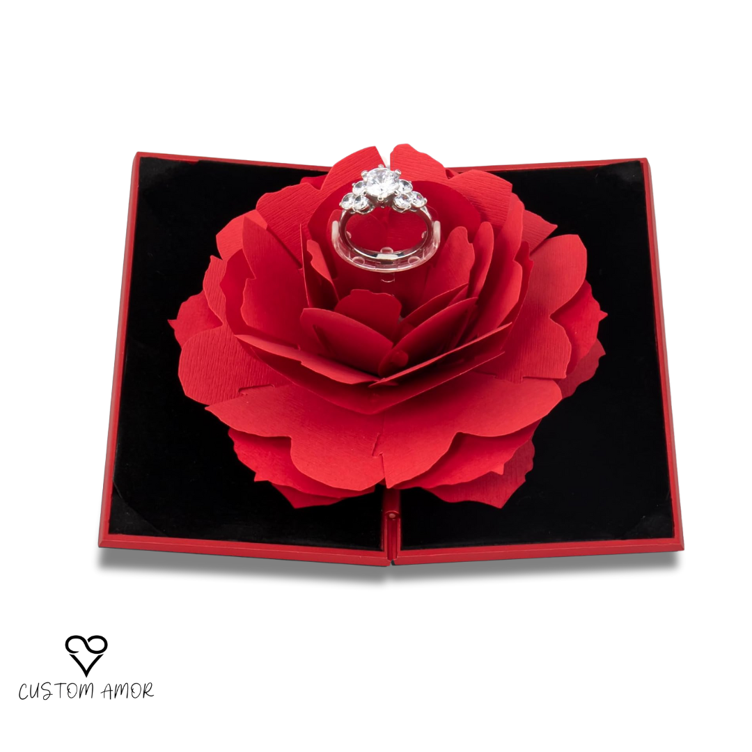 Caja para anillo personalizada