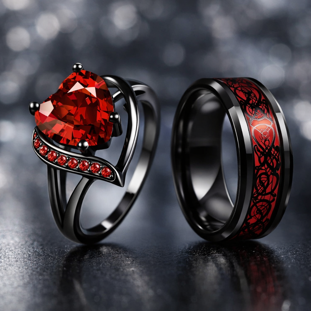 Anillo Corazón de Fuego