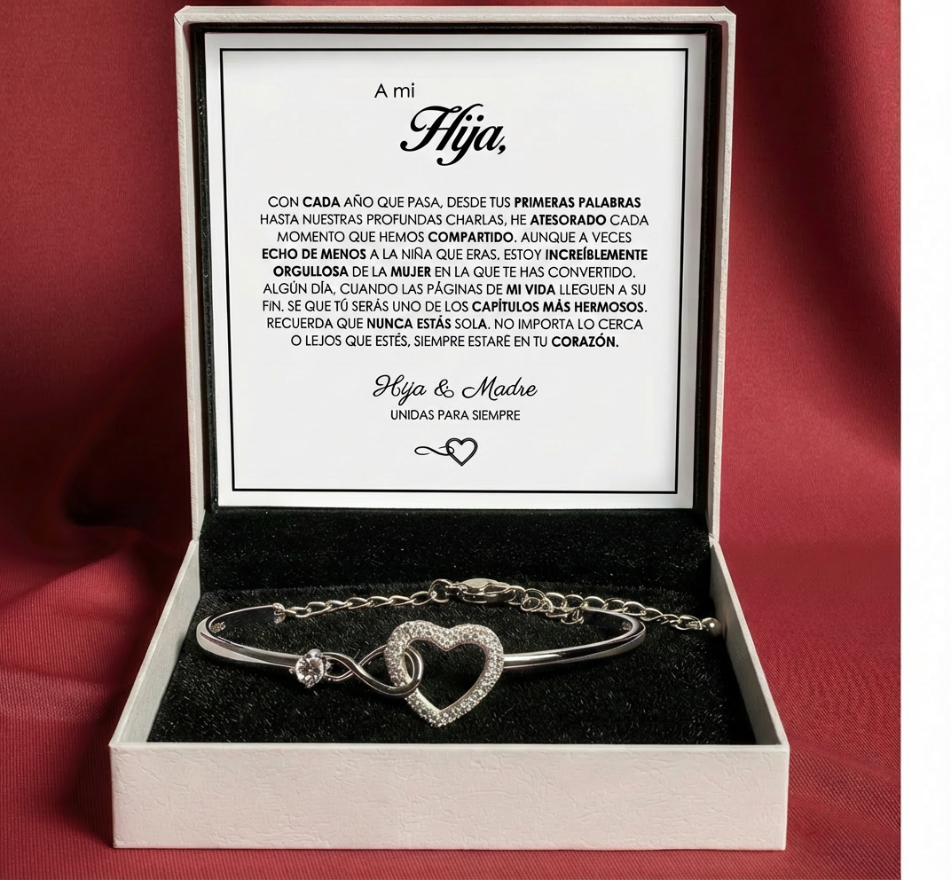 Pulsera Alma y Corazón Personalizable